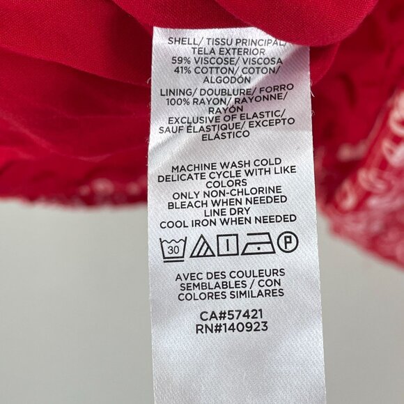 Loft Womens Plus 16 Heart Cinched Sweetheart Neck Blouse Shirt Top - Picture 6 of 12